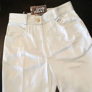 Pale Aqua Pants Jeans